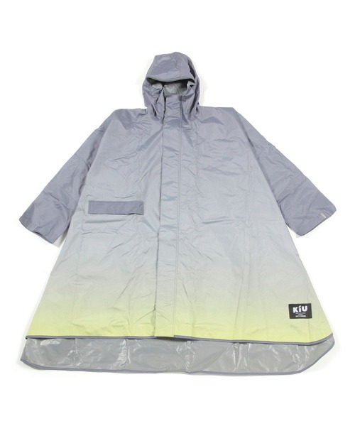 niko and...（ニコアンド）の「【CITY CREEK】KiU耐水レインポンチョ（レインコート/ポンチョ・レディース・ネイビー/チャコール・0）」の5枚目の写真