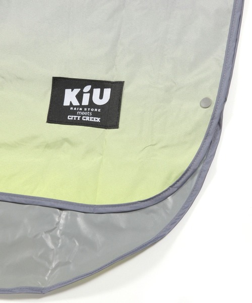 niko and...（ニコアンド）の「【CITY CREEK】KiU耐水レインポンチョ（レインコート/ポンチョ・レディース・ネイビー/チャコール・0）」の11枚目の写真