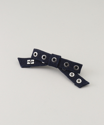 U by SPICK&SPAN（ユーバイスピックアンドスパン）の「GANNI / ガニー Eyelet Bow Battrtte Denim（その他ヘアアクセサリー）」