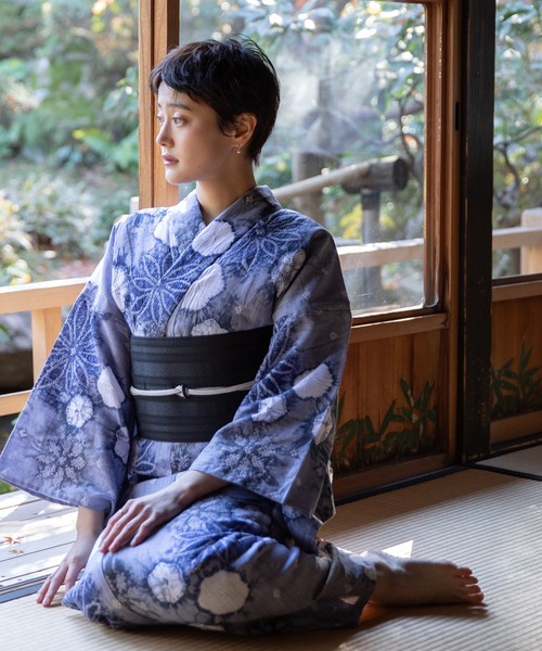 有松絞り浴衣2点セット（浴衣）｜ゆかた館グレース（ユカタカン