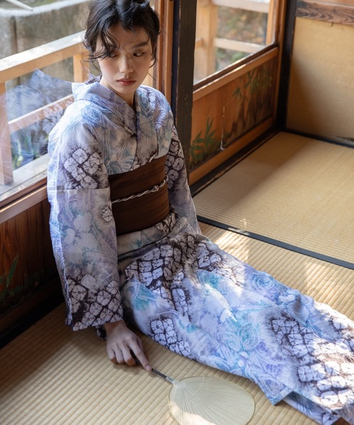 有松絞り浴衣2点セット（浴衣）｜ゆかた館グレース（ユカタカン