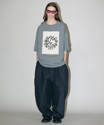 my beautiful landlet（マイビューティフルランドレット）の「【my beautiful landlet】 USA COTTON OVERSIZE T-SHIRT - print（Tシャツ/カットソー）」