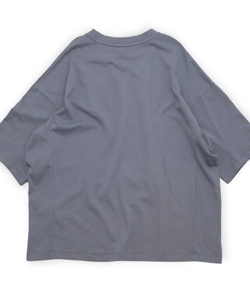 my beautiful landlet(マイビューティフルランドレット)の「【my beautiful landlet】 USA COTTON OVERSIZE T-SHIRT - print(Tシャツ/カットソー・メンズ・オフホワイト/グレー/チャコールグレー/ブラック・0/1)」の21枚目の写真