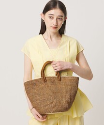 UNITED ARROWS（ユナイテッドアローズ）の「アバカ ダブルハンドル トートバッグ（かごバッグ）」