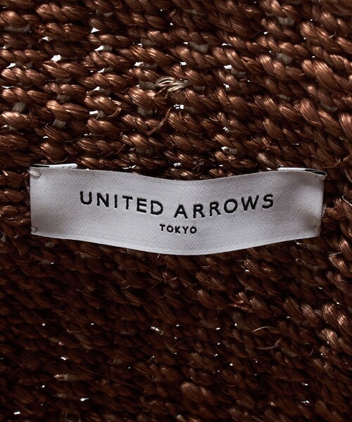UNITED ARROWS（ユナイテッドアローズ）の「アバカ ダブルハンドル トートバッグ（かごバッグ・レディース・ブラウン系/ブラック・FREE）」の9枚目の写真
