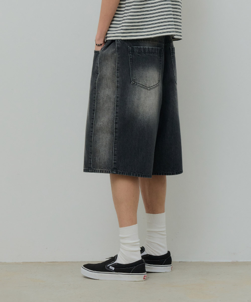 DESIRED（デシレッド）の「バミューダデニムパンツ-FBSK2601D02（その他パンツ・メンズ・チャコールグレー・MEDIUM/LARGE/X-LARGE）」の3枚目の写真