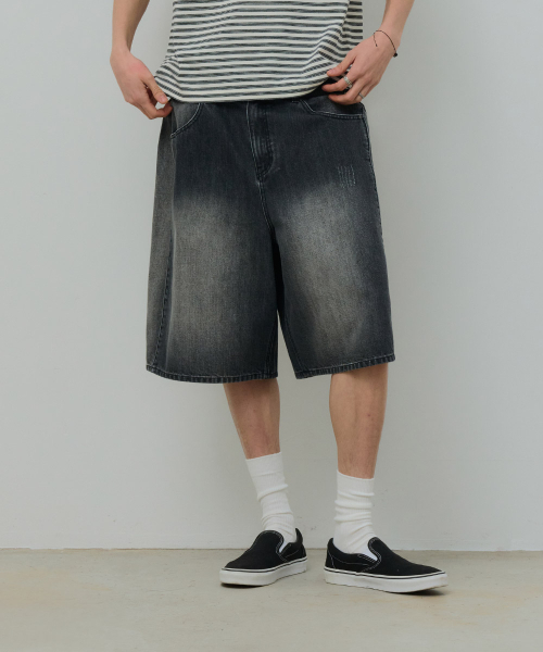 DESIRED（デシレッド）の「バミューダデニムパンツ-FBSK2601D02（その他パンツ・メンズ・チャコールグレー・MEDIUM/LARGE/X-LARGE）」の5枚目の写真