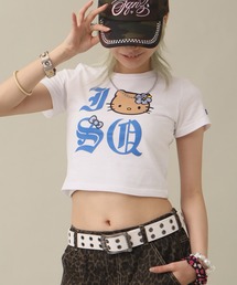 【SEQUENZ/シークエンズ】HK EYELET TEE/HK LOVE KI TEE