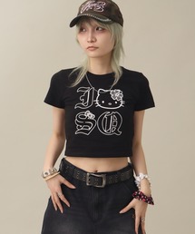 【SEQUENZ/シークエンズ】HK EYELET TEE/HK LOVE KI  TEE