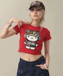 SEQUENZ（シークエンズ）の「【SEQUENZ/シークエンズ】HK EYELET TEE/HK LOVE KI  TEE（Tシャツ/カットソー）」