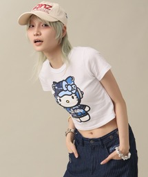 SEQUENZ（シークエンズ）の「【SEQUENZ/シークエンズ】HK EYELET TEE/HK LOVE KI  TEE（Tシャツ/カットソー）」