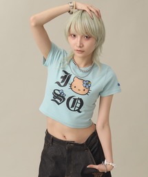 SEQUENZ（シークエンズ）の「【SEQUENZ/シークエンズ】HK EYELET TEE/HK LOVE KI  TEE（Tシャツ/カットソー）」