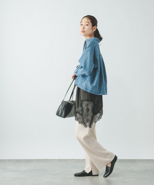 GLOBAL WORK(グローバルワーク)の「アンチピリングニットパンツ/656728(その他パンツ・レディース・オフホワイト/ブラック/ダークブラウン・LARGE/MEDIUM)」の11枚目の写真