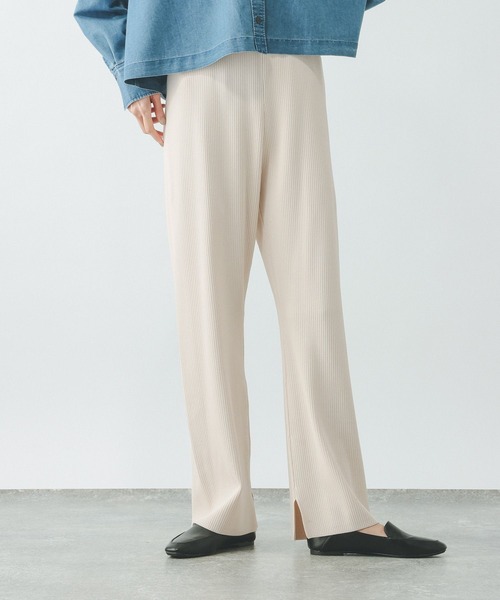 GLOBAL WORK(グローバルワーク)の「アンチピリングニットパンツ/656728(その他パンツ・レディース・オフホワイト/ブラック/ダークブラウン・LARGE/MEDIUM)」の13枚目の写真