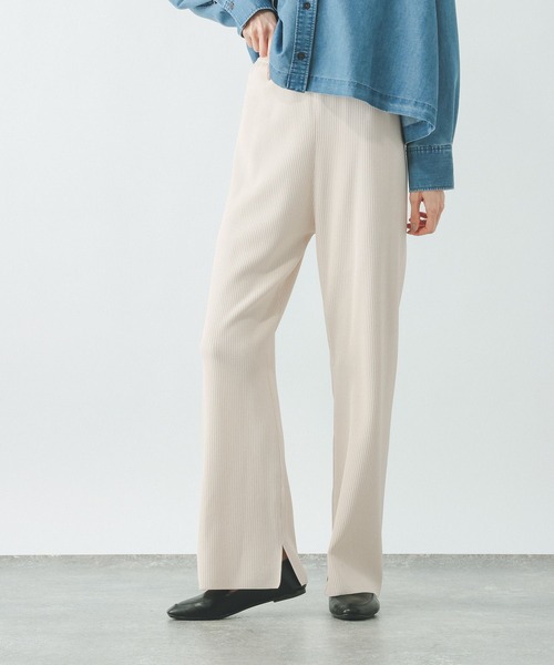 GLOBAL WORK(グローバルワーク)の「アンチピリングニットパンツ/656728(その他パンツ・レディース・オフホワイト/ブラック/ダークブラウン・LARGE/MEDIUM)」の15枚目の写真