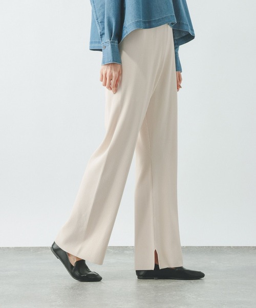 GLOBAL WORK(グローバルワーク)の「アンチピリングニットパンツ/656728(その他パンツ・レディース・オフホワイト/ブラック/ダークブラウン・LARGE/MEDIUM)」の16枚目の写真