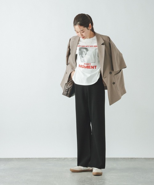 GLOBAL WORK(グローバルワーク)の「アンチピリングニットパンツ/656728(その他パンツ・レディース・オフホワイト/ブラック/ダークブラウン・LARGE/MEDIUM)」の17枚目の写真