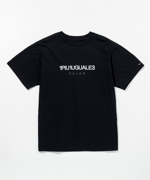 1PIU1UGUALE3  RELAX （ウノピゥウノウグァーレトレ リラックス）の「1PIU1UGUALE3 RELAX(ウノピゥウノウグァーレトレ リラックス)リバースロゴ半袖Tシャツ（Tシャツ/カットソー・メンズ・ホワイト/ブラック・M/S/XXL/XL/L）」の20枚目の写真