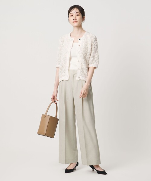UNITED ARROWS(ユナイテッドアローズ)の「Spiree ストライプ ワイドパンツ ‐ウォッシャブル‐(スラックス・レディース・その他7/その他2・36/34/38/40)」の16枚目の写真