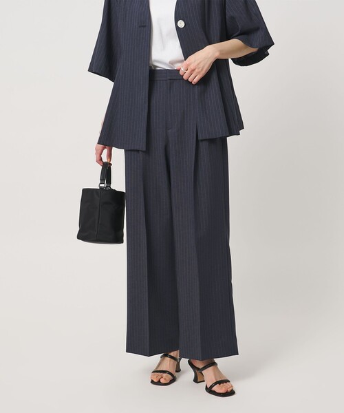 UNITED ARROWS(ユナイテッドアローズ)の「Spiree ストライプ ワイドパンツ ‐ウォッシャブル‐(スラックス・レディース・その他7/その他2・36/34/38/40)」の17枚目の写真