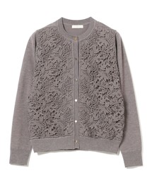 フロント レース カーディガン