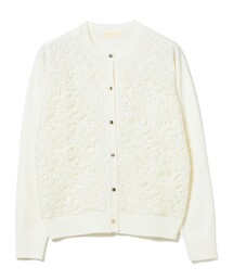 フロント レース カーディガン
