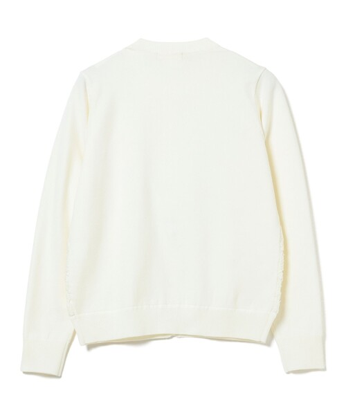 BEAMS HEART(ビームスハート)の「フロント レース カーディガン(カーディガン/ボレロ・レディース・グレー/ベージュ/ホワイト系その他5/ブラック・FREE)」の10枚目の写真