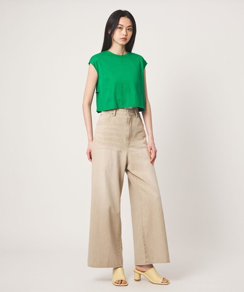 EMMEL REFINES(エメルリファインズ)の「<EMMEL REFINES>EM 2リボン ショート プルオーバー(Tシャツ/カットソー・レディース・ホワイト/ダークブラウン/ケリーグリーン・FREE)」の21枚目の写真