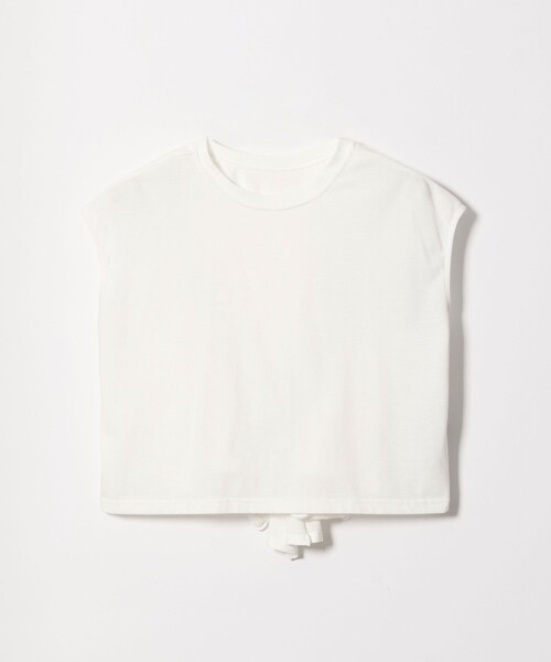EMMEL REFINES(エメルリファインズ)の「<EMMEL REFINES>EM 2リボン ショート プルオーバー(Tシャツ/カットソー・レディース・ホワイト/ダークブラウン/ケリーグリーン・FREE)」の17枚目の写真