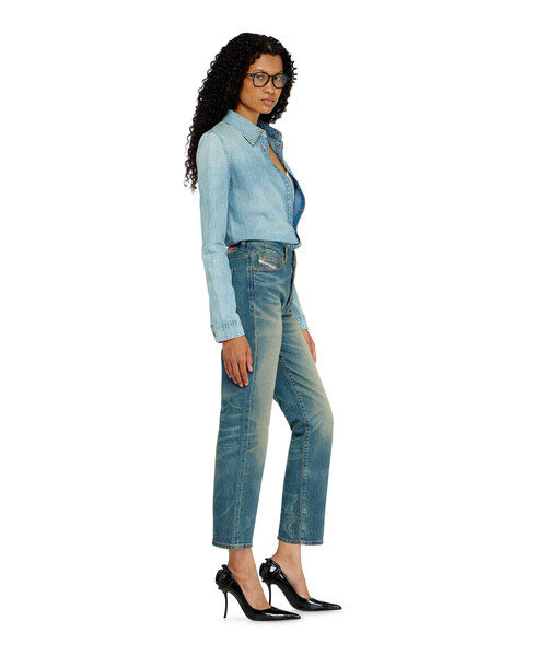 DIESEL(ディーゼル)の「ウィメンズ デニムパンツ 1981 D-WENT(デニムパンツ・レディース・インディゴブルー・28inch/24inch/26inch/32inch/30inch)」の7枚目の写真