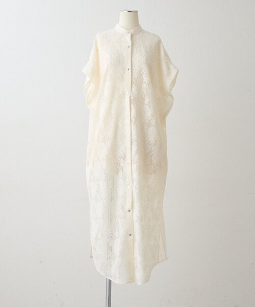 ear PAPILLONNER(イアパピヨネ)の「フロントボタンレースワンピース【SUM1 STYLE】(ワンピース・レディース・ホワイト/ブラック・FREE)」の20枚目の写真