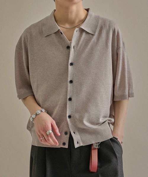 AZE H/S KNIT HENLEY（ニット/セーター）｜WYM LIDNM（ウィム バイ
