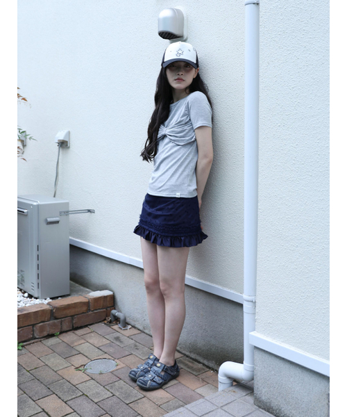 UGLY SHADOW(アグリーシャドウ)の「RIBBON T-SHIRT(GREY)(Tシャツ/カットソー・レディース・その他・FREE)」の2枚目の写真