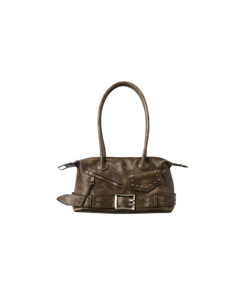 Knuth Marf(クヌースマーフ)の「rider shoulder bag(ショルダーバッグ・レディース・ブラウン/ブラック・ONE SIZE)」の16枚目の写真