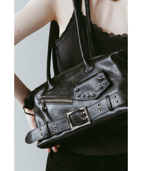 Knuth Marf(クヌースマーフ)の「rider shoulder bag(ショルダーバッグ・レディース・ブラウン/ブラック・ONE SIZE)」の7枚目の写真
