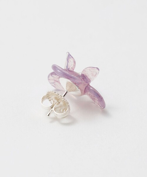 Steven Alan（スティーブンアラン）の「＜Sisi Joia＞PENSEE EARRINGS/ピアス（ピアス（両耳用）・レディース・ライラック・FREE）」の4枚目の写真