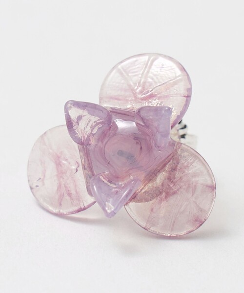 Steven Alan（スティーブンアラン）の「＜Sisi Joia＞PENSEE EARRINGS/ピアス（ピアス（両耳用）・レディース・ライラック・FREE）」の5枚目の写真