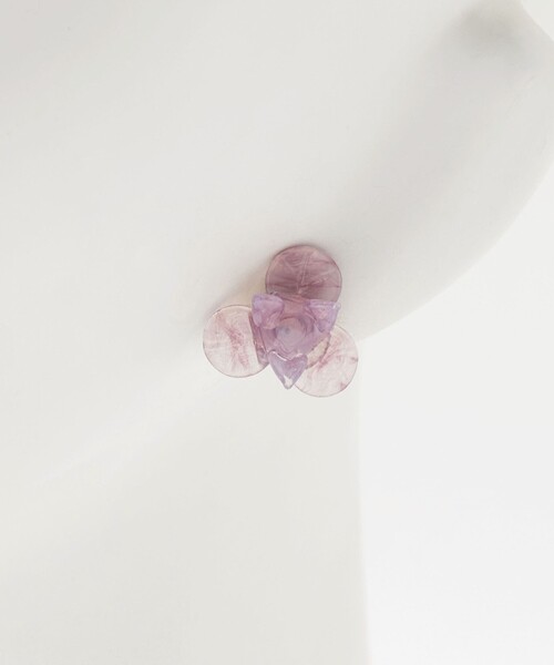 Steven Alan（スティーブンアラン）の「＜Sisi Joia＞PENSEE EARRINGS/ピアス（ピアス（両耳用）・レディース・ライラック・FREE）」の7枚目の写真