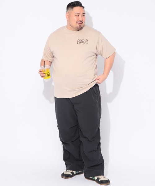 B&T CLUB(ビーティークラブ)の「Tシャツ 半袖 メンズ 大きいサイズ レトロサーフ バックプリント クルーネック カットソー B&T CLUB (ビーアンドティークラブ)(Tシャツ/カットソー・メンズ・ダークグレー/ベージュ・X1(3L~4L)/X2(4L~5L)/X3(6L~7L))」の11枚目の写真