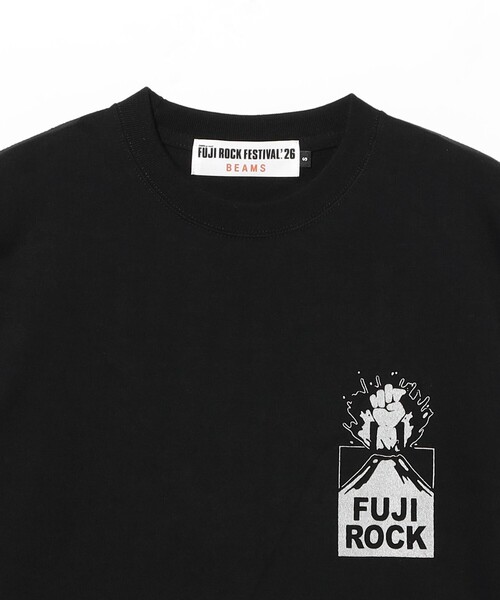 Ray BEAMS(レイビームス)の「〈WOMEN〉FUJI ROCK FESTIVAL'26 / YUICHIRO TAMAKI / FUJI ROCKIN' VOLCANO TEE(Tシャツ/カットソー・レディース・ブラック・SMALL)」の7枚目の写真