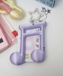 EVERYTHINGS（エブリシングス）の「【EVERYTHINGS】Beam-Note Card-Holder / 【エブリシングス】ミュージカルノートチェーンカードホルダー（カードケース）」
