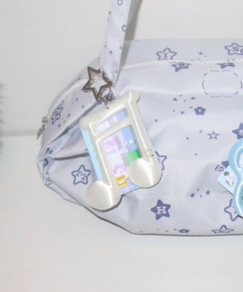 EVERYTHINGS(エブリシングス)の「【EVERYTHINGS】Beam-Note Card-Holder / 【エブリシングス】ミュージカルノートチェーンカードホルダー(カードケース・レディース・ライトピンク/ピンク/ライトブルー/ホワイト/ブラック/ライトパープル・ONE SIZE)」の10枚目の写真