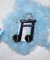 EVERYTHINGS（エブリシングス）の「【EVERYTHINGS】Beam-Note Card-Holder / 【エブリシングス】ミュージカルノートチェーンカードホルダー（カードケース）」