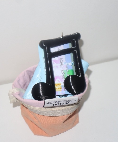 EVERYTHINGS(エブリシングス)の「【EVERYTHINGS】Beam-Note Card-Holder / 【エブリシングス】ミュージカルノートチェーンカードホルダー(カードケース・レディース・ライトピンク/ピンク/ライトブルー/ホワイト/ブラック/ライトパープル・ONE SIZE)」の22枚目の写真