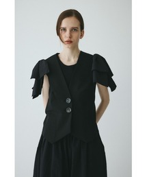 Ribbon shoulder vest / リボンショルダーベスト