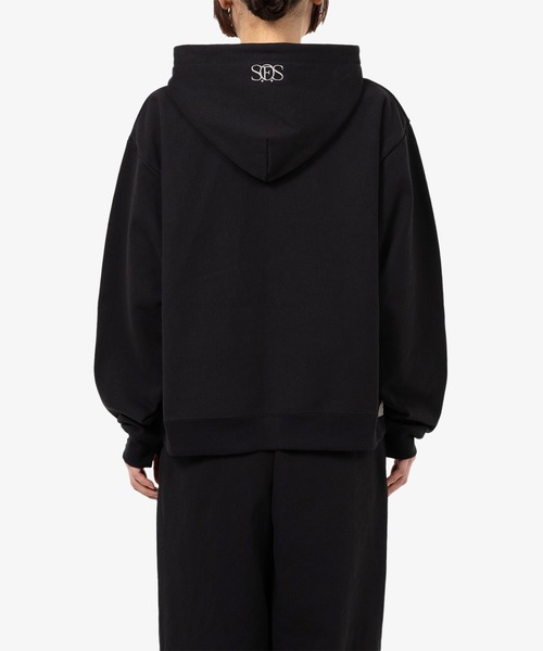 SOUND OF SUNRISE（サウンドオブサンライズ）の「S.O.S Zip-up Hoodie（パーカー・メンズ・ブラック/ネイビー/ブルーグレー・S/XS/XL/L/M）」の11枚目の写真