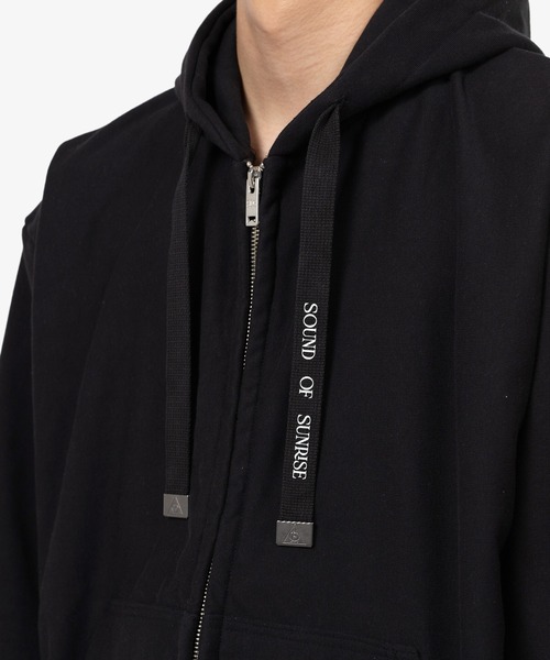 SOUND OF SUNRISE（サウンドオブサンライズ）の「S.O.S Zip-up Hoodie（パーカー・メンズ・ブラック/ネイビー/ブルーグレー・S/XS/XL/L/M）」の12枚目の写真