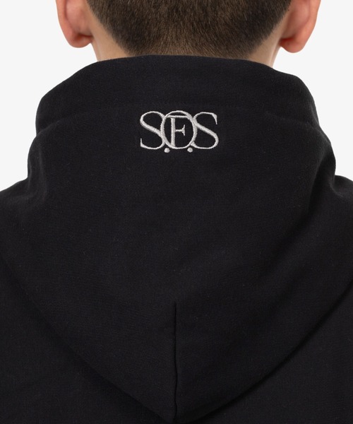 SOUND OF SUNRISE（サウンドオブサンライズ）の「S.O.S Zip-up Hoodie（パーカー・メンズ・ブラック/ネイビー/ブルーグレー・S/XS/XL/L/M）」の13枚目の写真