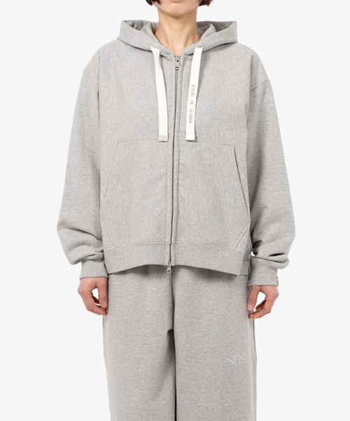 SOUND OF SUNRISE（サウンドオブサンライズ）の「S.O.S Zip-up Hoodie（パーカー・メンズ・ブラック/ネイビー/ブルーグレー・S/XS/XL/L/M）」の20枚目の写真