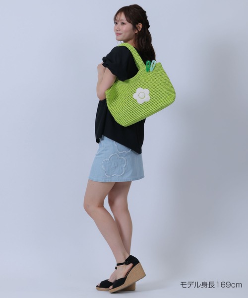 MARY QUANT(マリークワント)の「デイジーパッチデニムミニ スカート(デニムスカート・レディース・ブルー/ホワイト/ネイビー・M)」の12枚目の写真